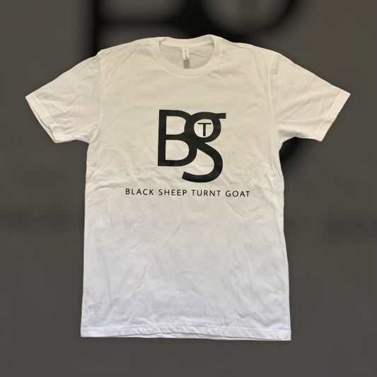 White & Black BSTG T-Shirt